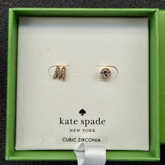Kate Spade "One in a Million" mismatched stud set M - Picture 2 of 3